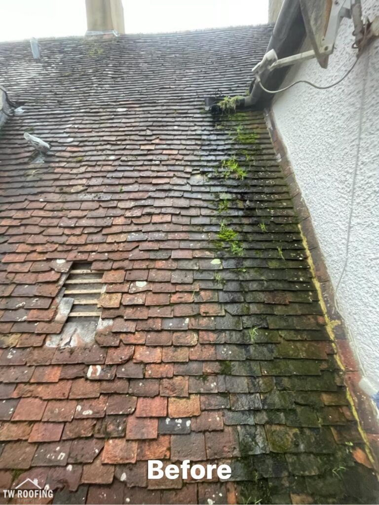 Kent peg Reroof completed - Wye, Kent