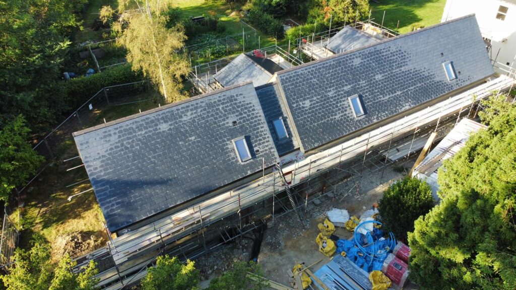 New Build Slate Roof Complete - Kent