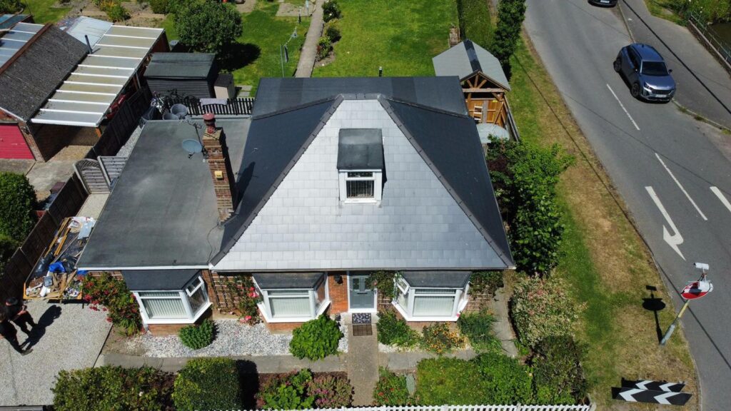 Man Made Slate Roof Renewal - Hamstreet, Kent